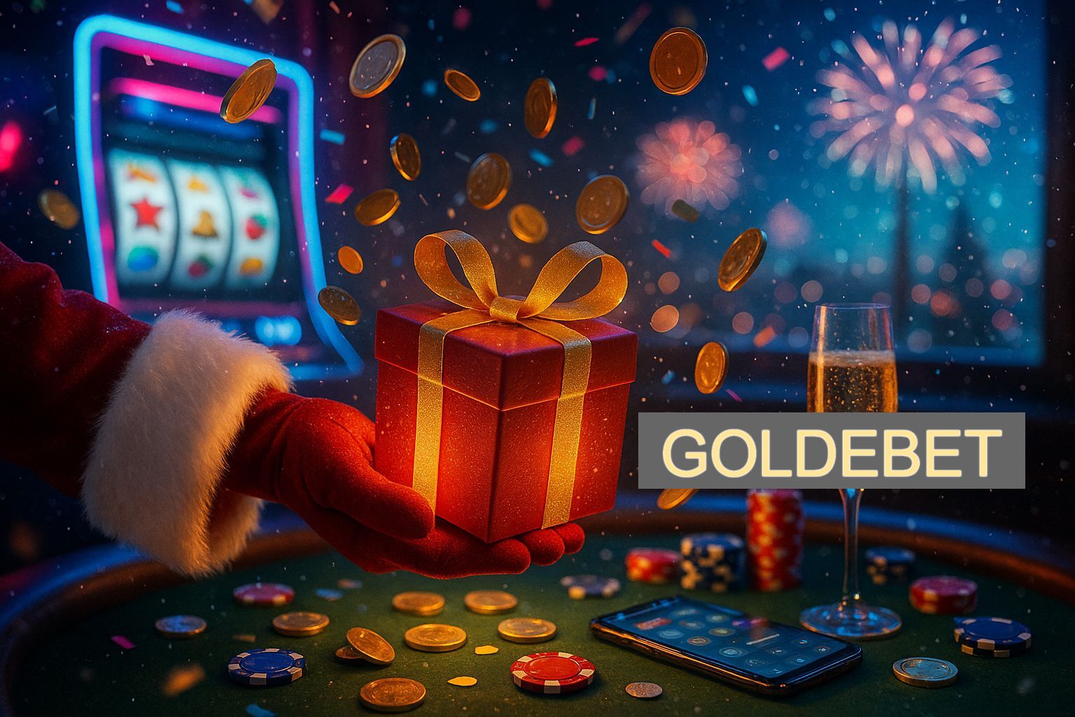 Promoções de Ano Novo no GOLDEBET